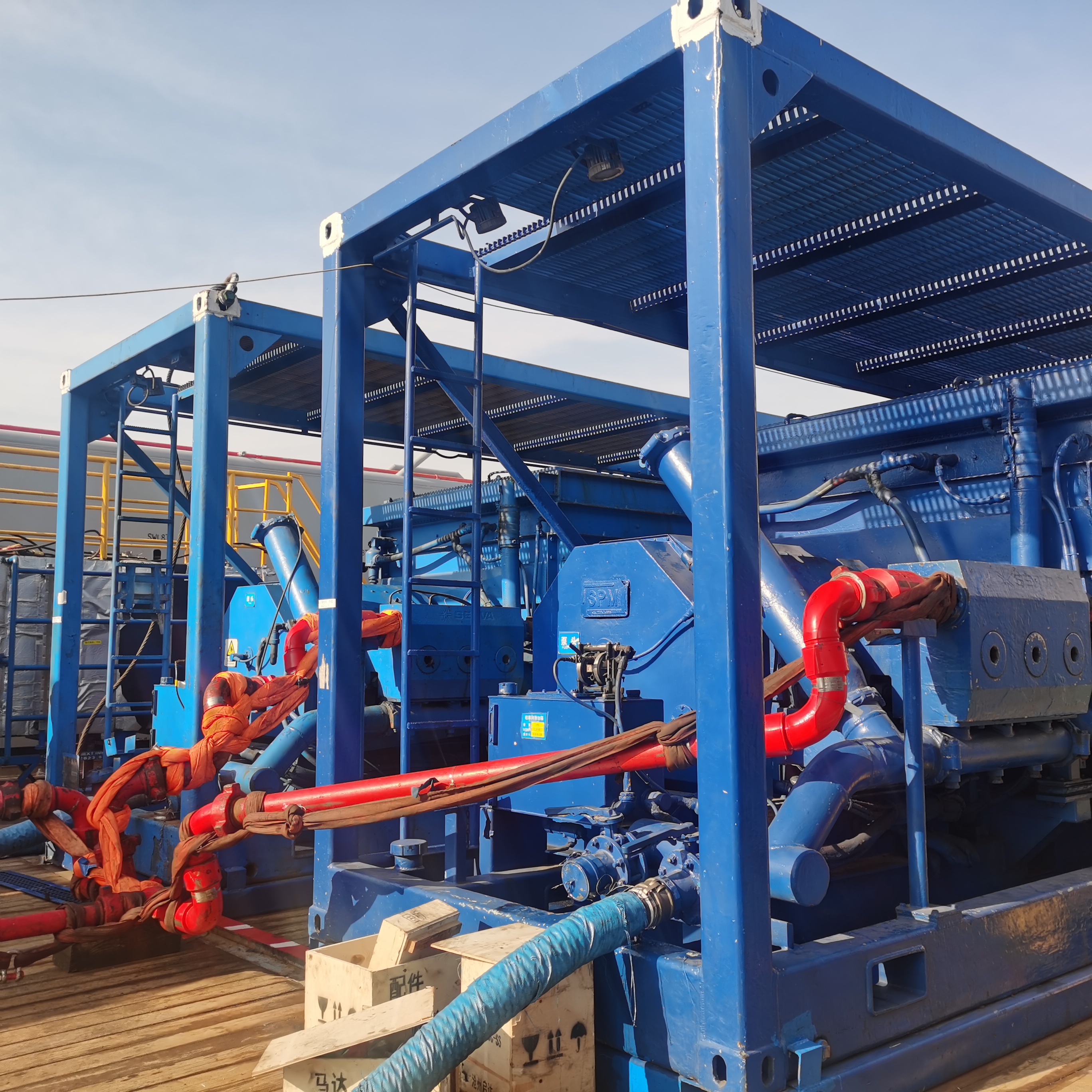 中海油美雙S壓裂撬風(fēng)扇馬達